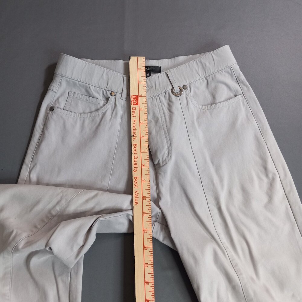 Simon Chang Women's Size 4 Straight Leg 5-Pocket Stretch Pants - Picture 9 of 14